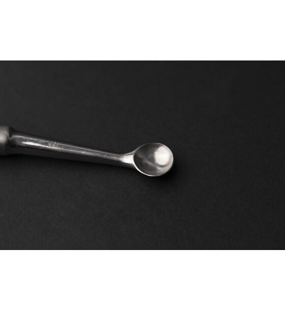 An olive Spoon (Stainless Steel) size 7