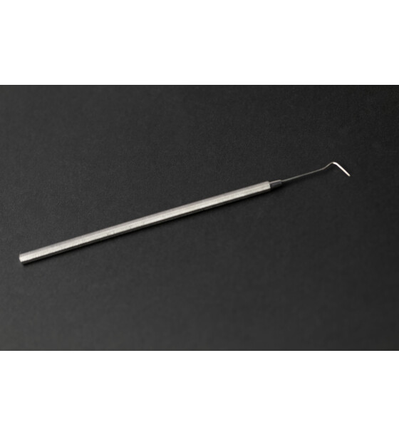 Curved dentist explorer